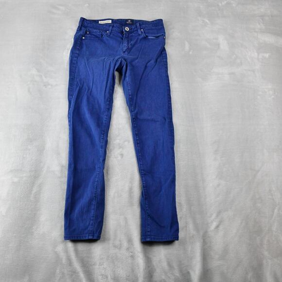 AG Adriano Goldschmied Jeans Womens 26R (26x26) Blue Stevie Ankle Slim Straight - Picture 1 of 11